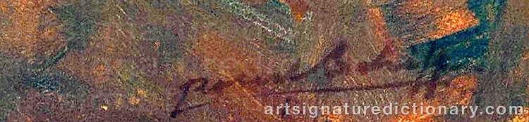 Authentic signature by Robert SCHIFF on Painting/Watercolour artwork