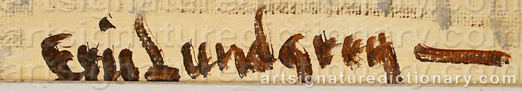 Signature by Eric LUNDGREN