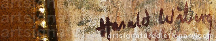 Signature by Harald WIBERG