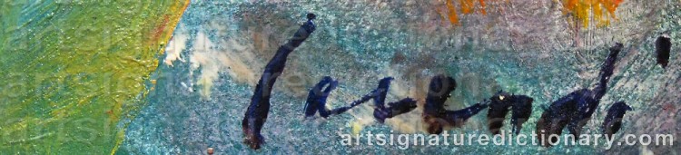 Signature by Kurt CARENDI