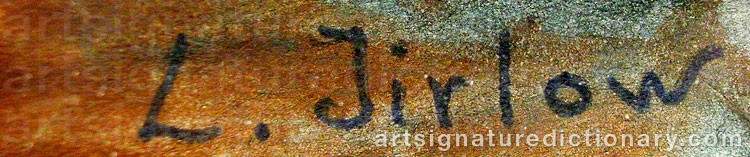 Forged signature of Lennart JIRLOW