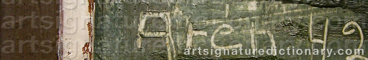 Signature by Olof ARÉN
