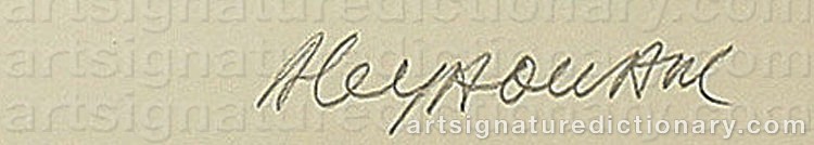Authentic signature by Alain Le YAOUANC on Drawing/Graphic/Print artwork