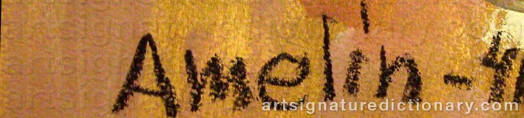 Signature by Albin AMELIN
