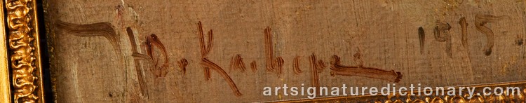 Signature by Yuliy Yulyevich KLEVER