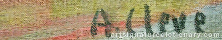Signature by Agnes CLEVE