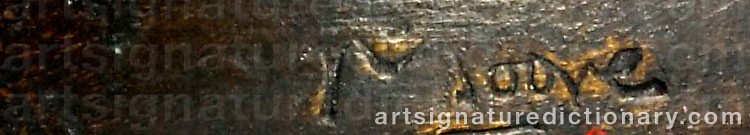 Signature by Henry MOORE