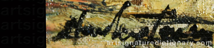 Authentic signature by Richard Hayley LEVER on Painting/Watercolour artwork