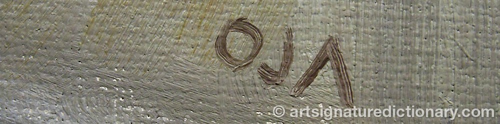 Forged signature of Onni OJA