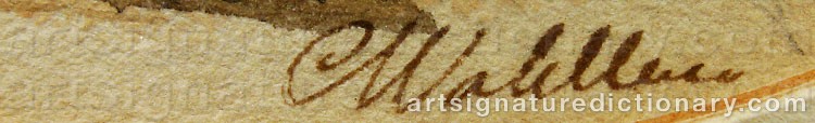 Signature by Carl WAHLBOM