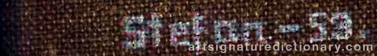 Authentic signature by Stefan JOHANSSON on artwork