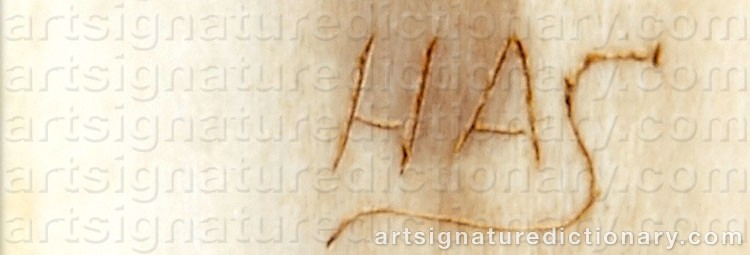 Authentic signature by Helge (Sami Artist) SUNNA on Other artwork