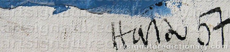 Signature by Felix HATZ