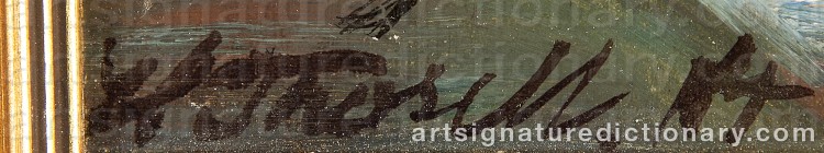 Signature by Hildegard THORELL