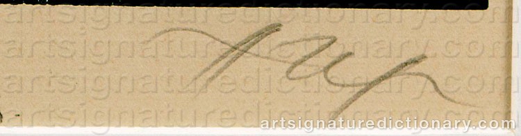 Signature by Jean ARP