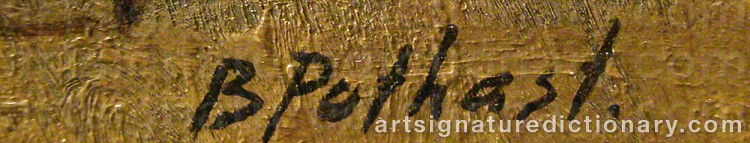 Signature by Bernard POTHAST