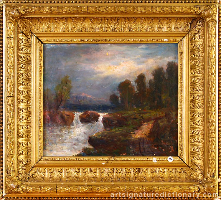 Close-up details showing Marcus LARSON signature forgery characteristics