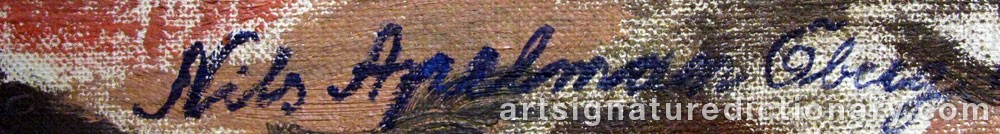 Signature by Nils ÖBERG