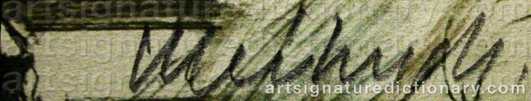 Signature by Claude WEISBUCH