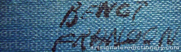 Signature by Bengt FRANSSON