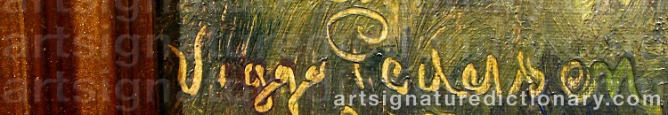 Signature by Viggo PEDERSEN