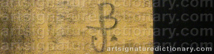 Signature by John BAUER