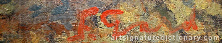 Signature by Frans GARD