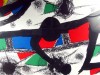 Close-up details showing Joan MIRO signature forgery characteristics