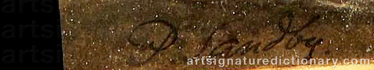 Authentic signature by Paul SANDBY on Painting/Watercolour artwork