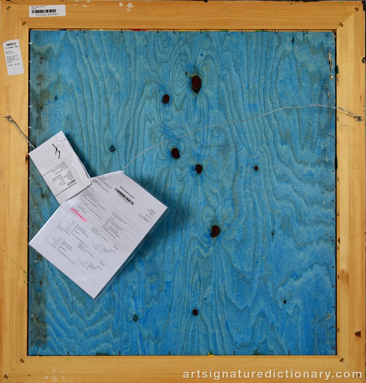 Close-up details showing Bengt LINDSTRÖM signature forgery characteristics