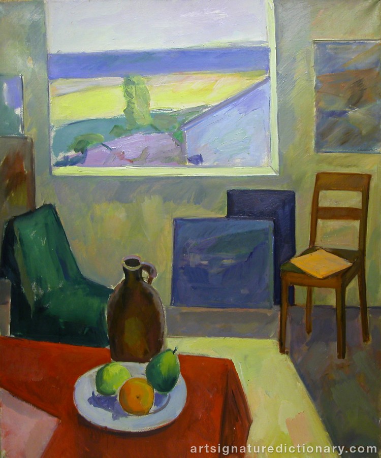 Close-up details showing Olaf RUDE signature forgery characteristics