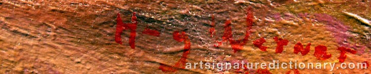 Signature by Hilding WERNER