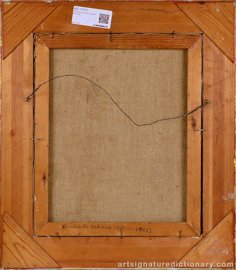 Close-up details showing Konrads UBANS signature forgery characteristics