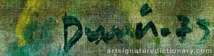 Signature by Sten DUNÉR