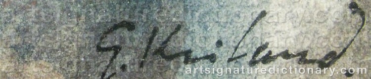 Signature by Gösta KRILAND