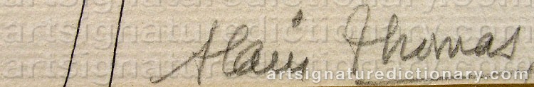 Signature by Alain THOMAS