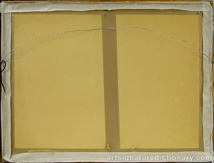 Close-up details showing Jacques ZUCKER signature forgery characteristics