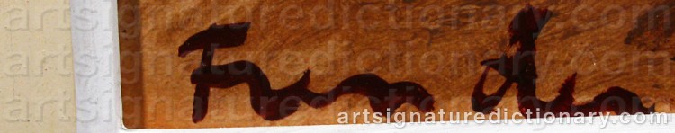 Signature by Helge FRENDER
