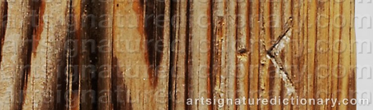 Authentic signature by Ilhan KOMAN on  artwork