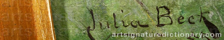 Signature by Julia BECK