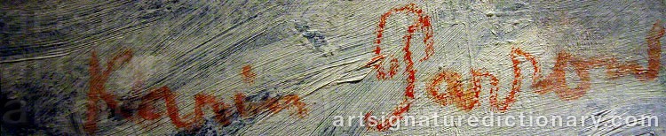 Signature by Karin PARROW