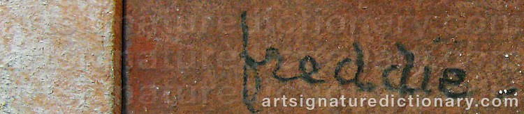 Signature by Wilhelm FREDDIE