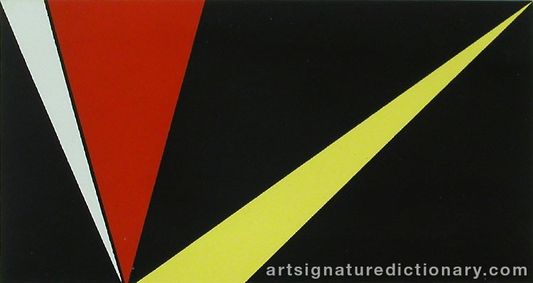 Close-up details showing Olle BÆRTLING signature forgery characteristics