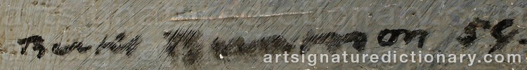 Signature by Bertil BERNTSSON