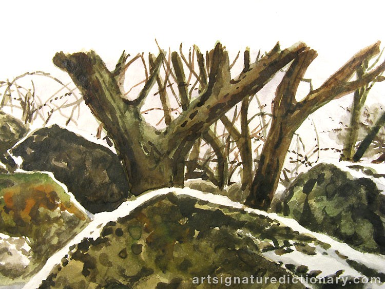 Close-up details showing Stanislaw ZOLADZ signature forgery characteristics