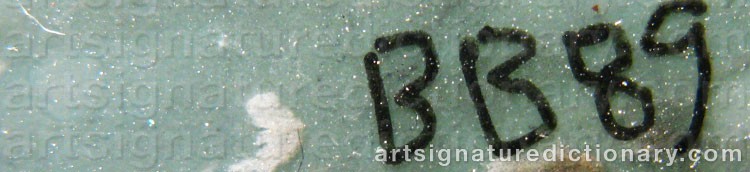 Signature by Barbro BÄCKSTRÖM