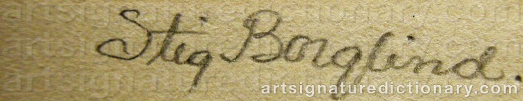 Signature by Stig BORGLIND