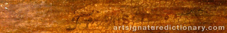 Authentic signature by Thomas HEEREMANS on Painting/Watercolour artwork