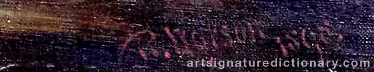 Signature by Robert WATSON