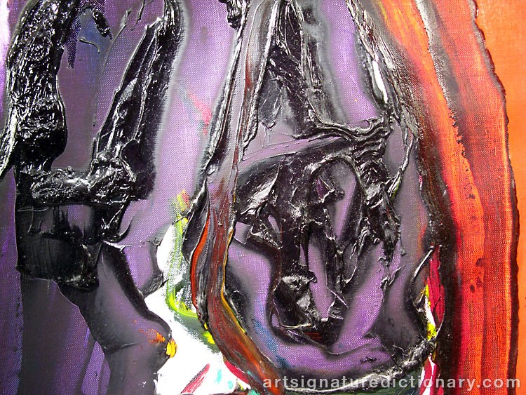 Close-up details showing Bengt LINDSTRÖM signature forgery characteristics